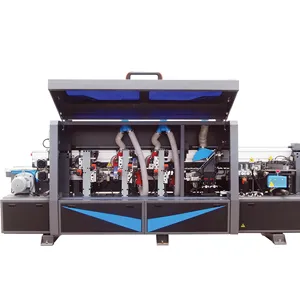 6 Functions Wood Board Edge Banding Machine with Fine Trimming Rough Trimming