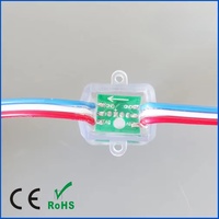 Point lumineux pixel adressable WS2811 5V/12V RGB couleur magique étanche IP68 50pcs/anneau pour la lumière de module LED de Noël