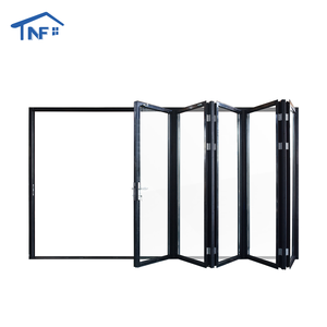 דלת מתקפל אלומיניום מודרנית בגודל 6 פנלים לשימוש חיצוני/חיצוני/חיצוני לשימוש חיצוני/חיצוני - Product Image 2