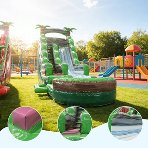 Tobogán Acuático Inflable para Niños, Tobogán Acuático Inflable Comercial <span class=keywords><strong>con</strong></span> Resbaladilla para Jugar en el Agua - Product Image 3