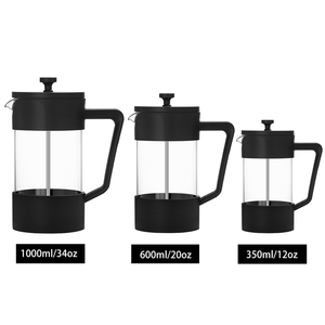 Cafetera Francesa de Vidrio de Borosilicato Resistente al Calor, Color Negro, 600 ml, Utensilios para Café - Product Image 5