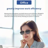 Lunettes intelligentes VALDUS, semi-ouvertes, avec traduction multilingue en temps réel, charge magnétique, étanches IPX-4, vidéo 4K