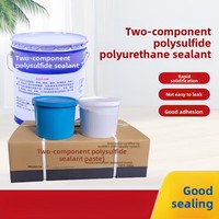Pâte d'étanchéité bi-composant au polysulfure, mastic polyuréthane AB pour joints d'expansion, auto-nivelant pour canaux et fosses, haute résistance, Hebei