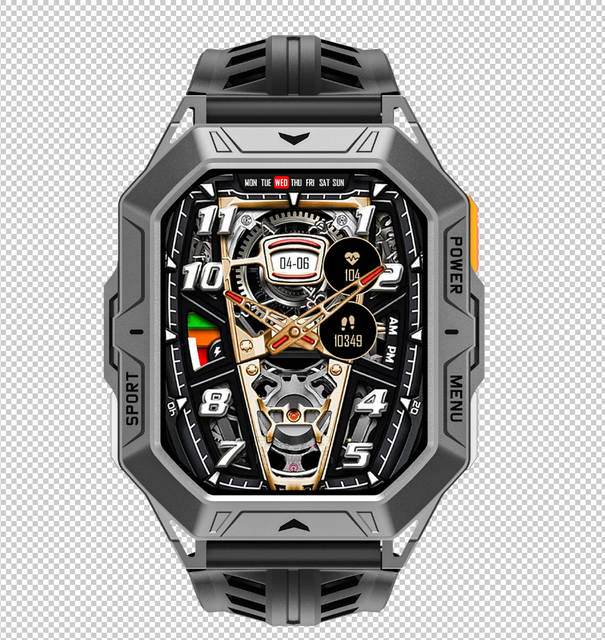 DF X1PRO Waterproof Outdoor Smart Watch Men Rugged Watch Health Monitoring Big Battery Fitness Watch with Bluetooth Call