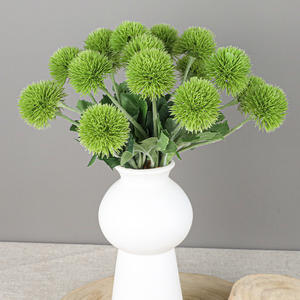 Ramo de Diente de León Artificial Esponjoso de 40cm para Decoración Interior/Exterior del Hogar, Crisantemo de Mesa - Product Image 1