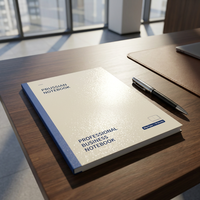 Carnet de notes professionnel B5 bleu de Prusse, couverture nano-enduite douce au toucher, 80 pages, bloc-notes d'écriture premium, logo personnalisé OEM
