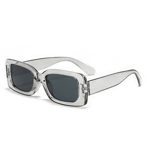 Occhiali da sole quadrati con Logo personalizzato di moda basso minimo ordine piccoli occhiali da sole rettangolari anti-uv per uomo e donna Cool Classic - Product Image 6