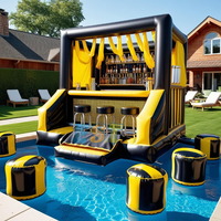 Barre gonflable hermétique de tente de vente chaude toute la barre flottante gonflable ronde de piscine pour l'arrière-cour