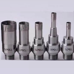 हाई-एंड डायमंड टिप कोर ड्रिल बिट्स पीस पीस-फ्री इंटीग्रल मशीन के साथ सीधे किनारे बने उच्च गति वाले स्टील संगमरमर अनुप्रयोग - Product Image 5