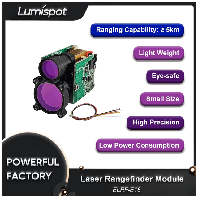 Lumispot ELRF-E16 5km Laser Rangefinder Module Distance Sensor From China