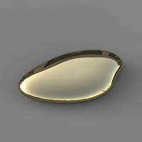 Sculpture en forme de roche en acier inoxydable Offre Spéciale pour ornement de jardin extérieur