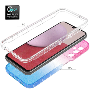 Custodie per telefoni con Glitter a colori sfumati di lusso per Cover posteriore Girly Samsung Galaxy A14 5G 4G - Product Image 2