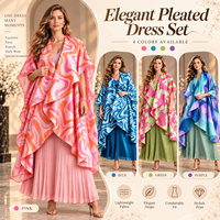 Ensembles de pantalons plissés maxi à col en V pour femmes, élégants, décontractés, pour les fêtes, grandes tailles, vente en gros