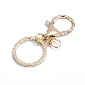 Zinc Alloy Carabiner Keychain Round Chrome Plated Hard Wearing Metal Key Chain - Product Image 2