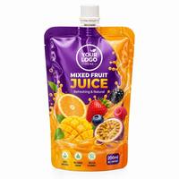 Fabrieks-OEM 200ml sapzak met tuit, staande zak, aluminiumfolie, drinktuit, aangepaste logo verpakking