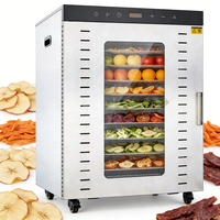 Beste prijs 12 16 20-laags multifunctionele krachtige voedseldroger fruitdroogmachine