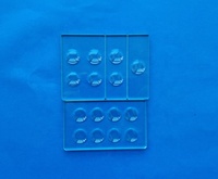 1.2mm Thin 7103 Glass Single Depression One Well Concavity Slides Concave Cavity Microscope Slide