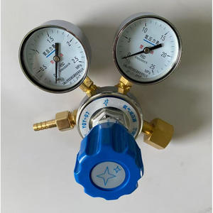 Réducteur de pression de cylindre de manomètre à oxygène en laiton manuel pour l'eau, le gaz, l'huile, structure de diaphragme durable - Product Image 4