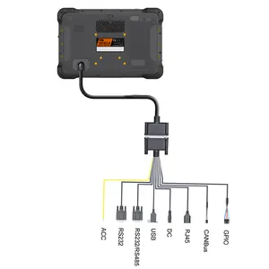 Waterproof Rugged Tablet Waterproof IP67 10 Inch Vehicle Rugged Tablet PC With Linux Debian 10 System Tractor Computer