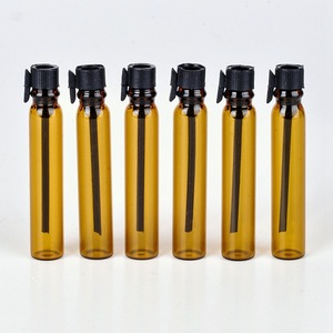 Personalizado 0,5 ml 1mL 2ml Botella de perfume Frascos de muestra de perfume Tubo de ensayo de vidrio con corcho - Product Image 5