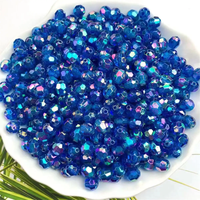 AB couleur acrylique 32 faces perles pour bijoux à bricoler soi-même accessoires sac inclus