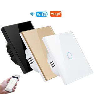 UK/EU Standard tuya zigbee smart switch zigbee wall touch switches wifi Electrical With google home