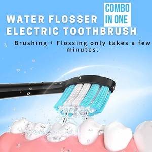 <span class=keywords><strong>Brosse</strong></span> à dents électrique Sonic <span class=keywords><strong>avec</strong></span> irrigateur buccal 4 modes de nettoyage IPX7, 2000mAh 600ml pour <span class=keywords><strong>brosse</strong></span> à dents de voyage en famille - Product Image 3