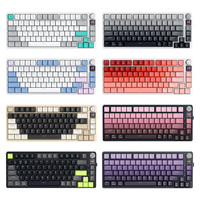 Clavier mécanique professionnel AZERTY 81 touches, ergonomique, 75 %, avec joint d'étanchéité, portable pour gamer