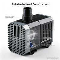 Pompe à eau submersible à haute pression réglable, silencieuse, électrique, pour bassin, cascade, aquarium, OEM