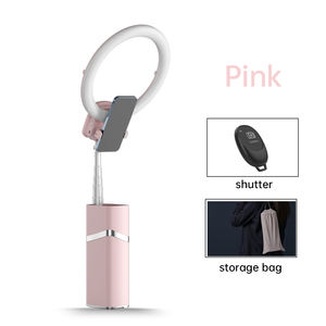 Hot YY-1 Rose Téléphone égoïste Petit Anneau <span class=keywords><strong>Tiktok</strong></span> Lumière <span class=keywords><strong>Photo</strong></span> et Vidéo <span class=keywords><strong>Faire</strong></span> Anneau Lumineux Alimenté par Batterie pour 360 Photomaton - Product Image 1