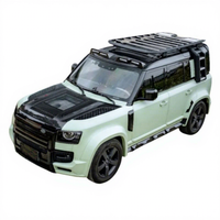 Capó Delantero de Fibra de Carbono Personalizado en Oferta, Capó de Fibra de Carbono Transparente para Land Rover Defender