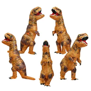 Yaşam boyutu küçük dinozor kostüm parti 190T su geçirmez Polyester kumaş Unisex çocuk maskot hayvanlar ve böcek 5-7 gün