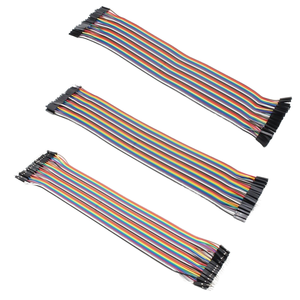120 fils de raccordement Dupont de 20 cm, mâle-mâle + mâle-femelle et femelle-femelle - Product Image 1