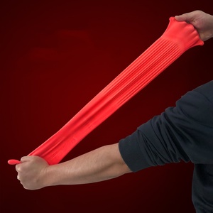 Gants de <span class=keywords><strong>cuisine</strong></span> en <span class=keywords><strong>latex</strong></span> rouge de 55 cm, épaisseur moyenne, antidérapants, imperméables, pour le lavage de la vaisselle, toutes saisons - Automne - Product Image 3