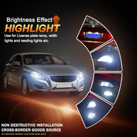 JIACHI fabrika yüksek güç 12v Canbus T10 Led ampuller 2825 194 168 Auto oto araba aksesuarları için işık İç lamba 4014 çip 24smd