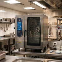 Four à vapeur électrique commercial EOA-101-AC, 10 niveaux, écran tactile numérique, convection