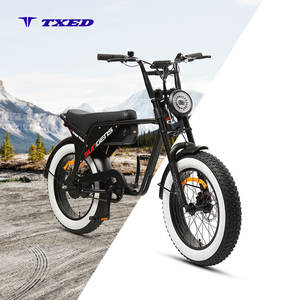Motocicleta Eléctrica TXED E Times Tour JR 20x4.0 con Neumáticos Gruesos, Batería de Litio de 48V, Motor de Cubo Trasero de 500W - Product Image 1