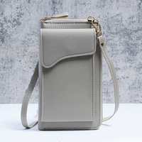 Sac à bandoulière portable en cuir PU pastel avec fermeture éclair, mini sac à main de 7 pouces, tendance