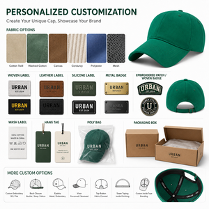 Ajustable Unisex Hombres Bordado Logo Sport Sombreros Personalizado 5 Panel Blanco Gorra de béisbol - Product Image 5