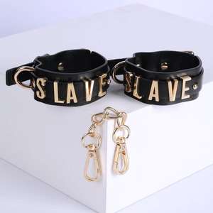 Ycm 7 buah Set borgol manset pergelangan kaki BDSM pengekangan budak Fetish mainan seks erotis untuk pasangan permainan dewasa perbudakan tempat tidur - Product Image 4