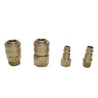 Raccords pneumatiques rapides en laiton de style allemand DN 7.2, compatibles OEM et interchangeables avec les raccords à déconnexion rapide de type Rectus 26