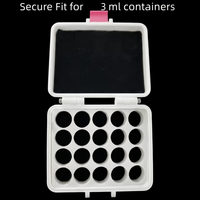 Boîte de rangement en PETG pour flacons de 3ml, 5ml, 10ml, 20 compartiments, en plastique, pour peptides, vente en gros, OEM, pour laboratoire, réfrigération et emballage de marque
