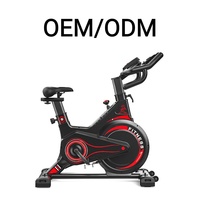 Vélo de spinning commercial avec système de contrôle magnétique silencieux et protection double pour la machine de cyclisme