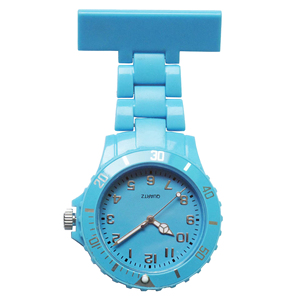Orologio Portatile Unisex con Quadrante in Vetro e Cinturino in Plastica per Medici e Infermieri - Ottimo Regalo Colorato Tascabile Larghezza 16mm - Product Image 1