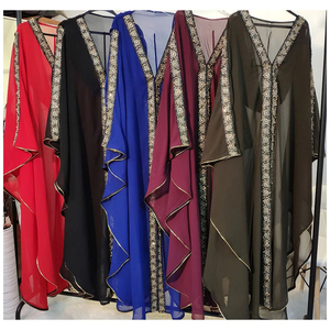Abaya Moroccan Women Modest Kaftan Hooded <strong>Maxi</strong> <strong>Dress</strong> Bat Sleeve Farasha Kaftan <strong>Dress</strong> Dubai 2025 - Product Image 5