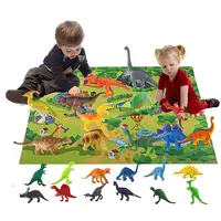 Dinosaur Toy 3D Simulation Dinosaur Children's Toy Simulation Animal Dinosaur Plastic Model Dinosaur World Game Carpet Scene