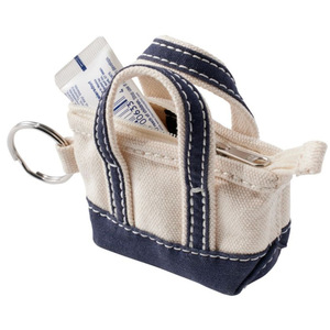 Mini tote <b>bag</b> <b>charm</b>, earphone organizer, keychain, canvas <b>bag</b>, coin purse <b>charm</b>, small canvas <b>bag</b> with zipper - Product Image 3