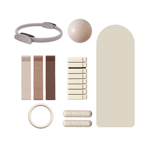 Set de Yoga Ecológico Personalizado al por Mayor Todo en Uno: Esterilla Curva, Bloque, Rodillo, Pelota de Masaje, Calcetines y Correa para Principiantes y Uso en Casa - Product Image 5