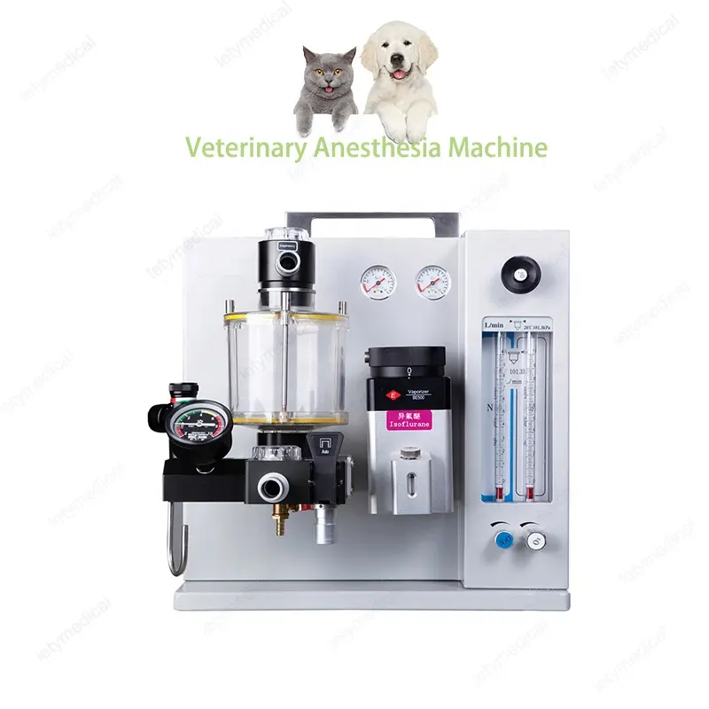 Machine d'anesthésie vétérinaire Portable, prix d'usine, clinique pour animaux de compagnie, hôpital pour animaux, unité d'anesthésie vétérinaire