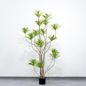 90 220 artificiale pianta <span class=keywords><strong>Yucca</strong></span> in vaso albero di palma stella di Natale artificiale artificiale Aloe Vera pianta tropicale artificiale con vaso all'ingrosso